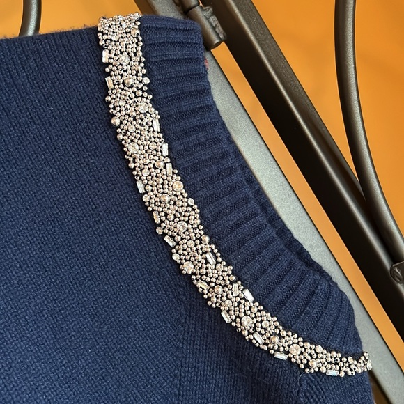 SIMKHAI Joanae Embellished Knit Sleeveless Pullover - Picture 17 of 17